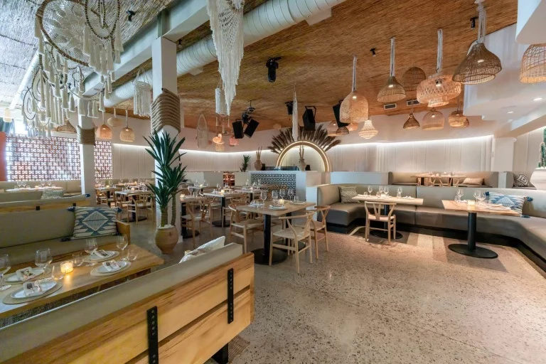 Commercial polished concrete floor